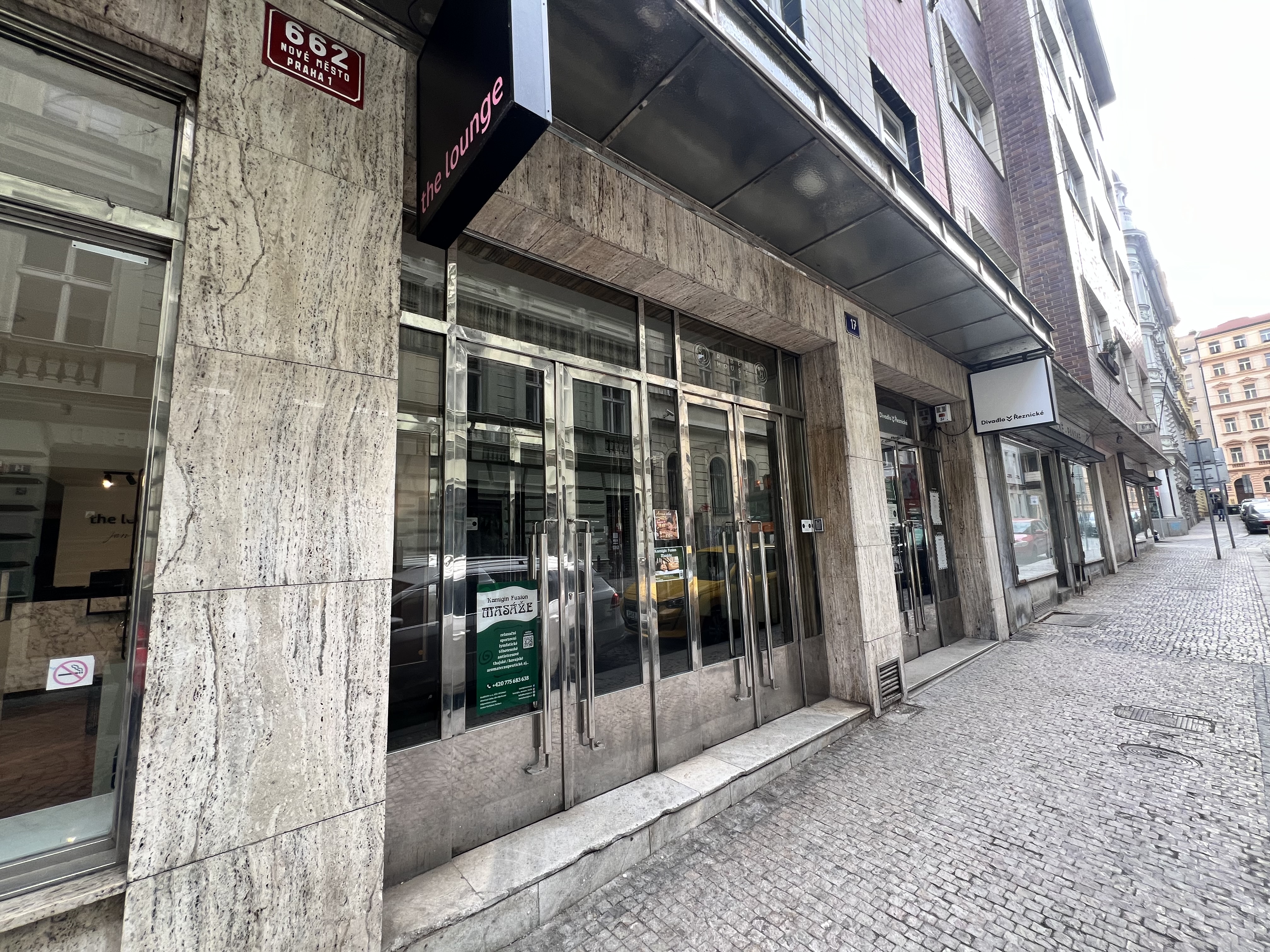 Salon Řeznická – interiér